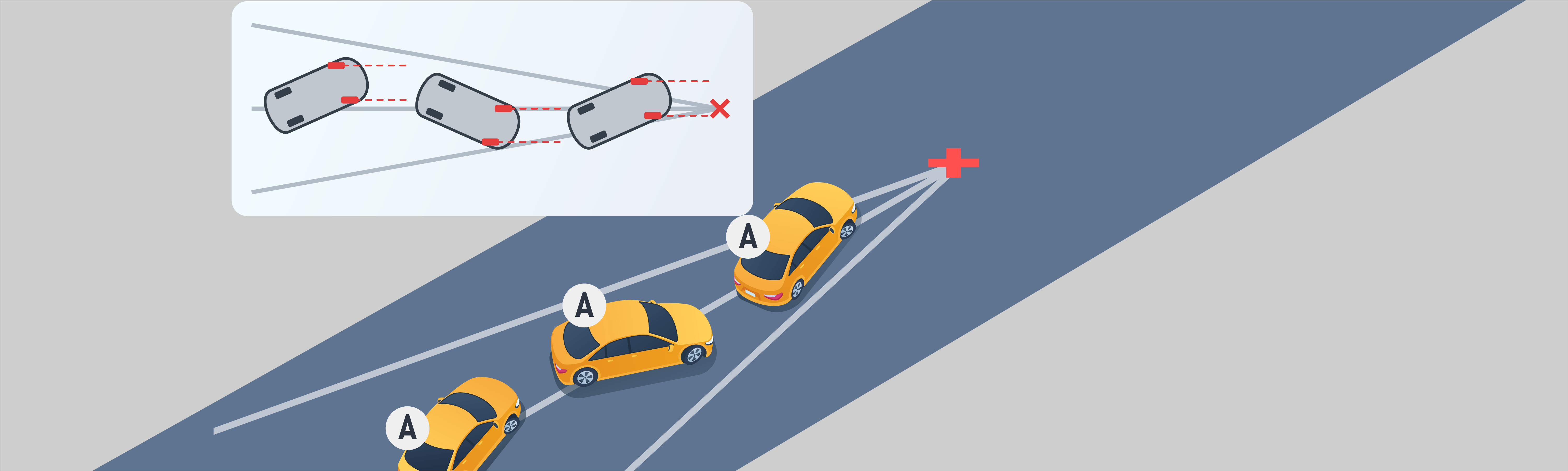 Driving Test Canada - Car Driving at night and in bad weather - What sort of steering adjustments should you make when your car is skidding?